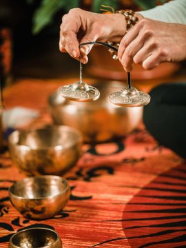 Tibetan bells in sound therapy