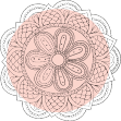 Mandala rose